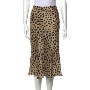 Realisation Par Silk Midi skirt